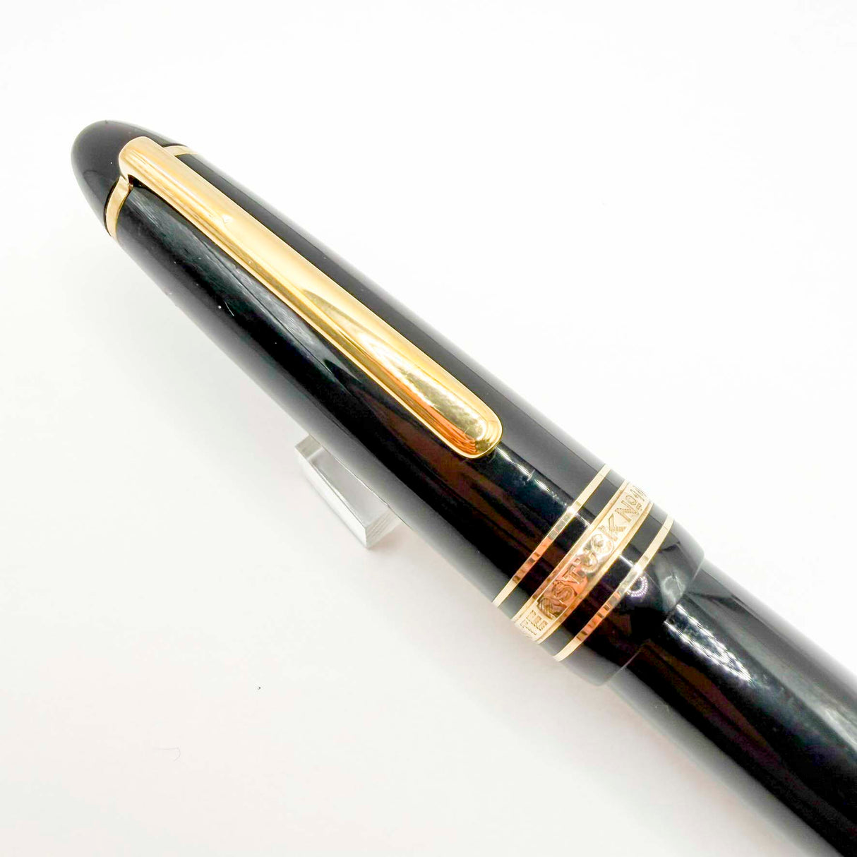 Montblanc Meisterstuck Black Resin #146 LeGrand Fountain Pen - Fine 14kt Gold Nib