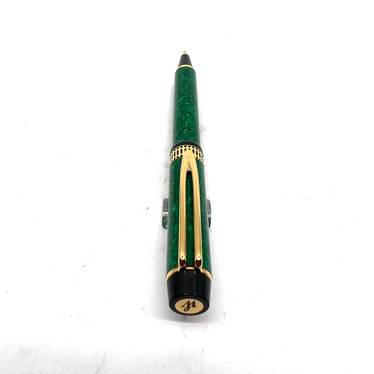 Waterman Patrician Green Marble Ballpoint Pen