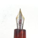 Krone Vintage Fiesta Marbled Burgundy Fountain Pen