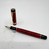 Parker International (Standard Size) Duofold Red Jasper Fountain Pen