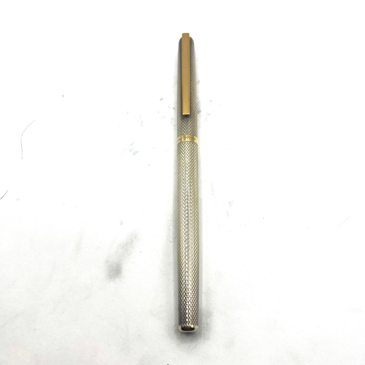 John Starling (of London) by Colibri Sterling Silver Barleycorn Fountain Pen - Fine 14kt Gold Nib