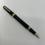 OMAS Senior Paragon Extra Black Resin Fountain Pen - Flexible Medium 18kt Gold Nib