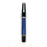 Pelikan M605 Black/Blue Striped Barrel Fountain Pen
