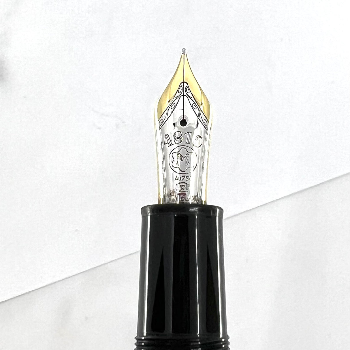 Montblanc Solitaire Sterling Silver Special Edition "Barley"  LeGrand Fountain Pen - Fine 18kt Gold Nib