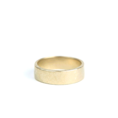 Black Barc - Jyun Band 6mm - 14k Yellow Gold, Size 8