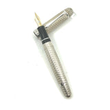 Classic Pen Vannerie CP8 Oversized Sterling Silver Limited Edition Fountain Pen (2008)