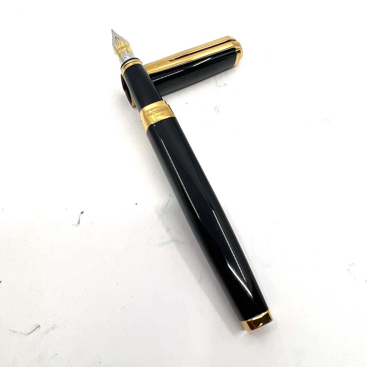 Waterman Oversized Exception Black Fountain Pen