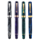 OMAS Bologna Fountain Pen Ametista Profondo (Deep Amethyst) Rose Trim