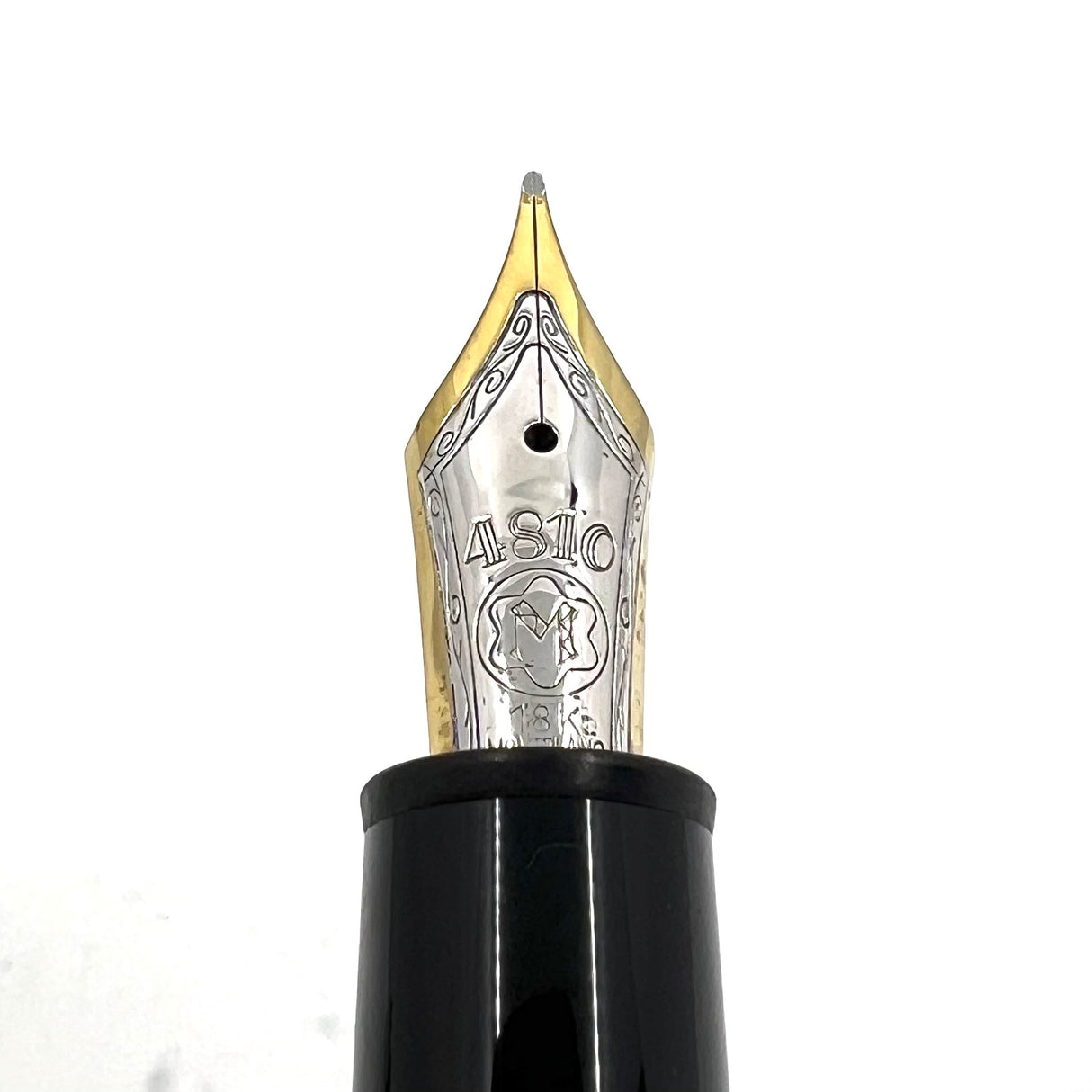 Montblanc Meisterstück Solitaire Le Grand Striped Sterling Silver #146S Fountain Pen