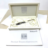 Pelikan M910 White Toledo  Fountain Pen - Fine 18kt Gold Nib