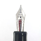 Pilot-Namiki Black Lacquered Bamboo Metal Oversized Fountain  Pen - Medium 14kt Gold Nib
