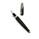 Dunhill AD2000 Carbon Fibre Large Fountain Pen  - Fine 18kt Gold Nib