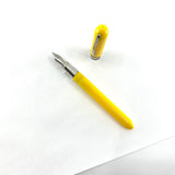 Visconti van Gogh First Generation Yellow Fountain Pen - Broad  Stainless Steel Nib