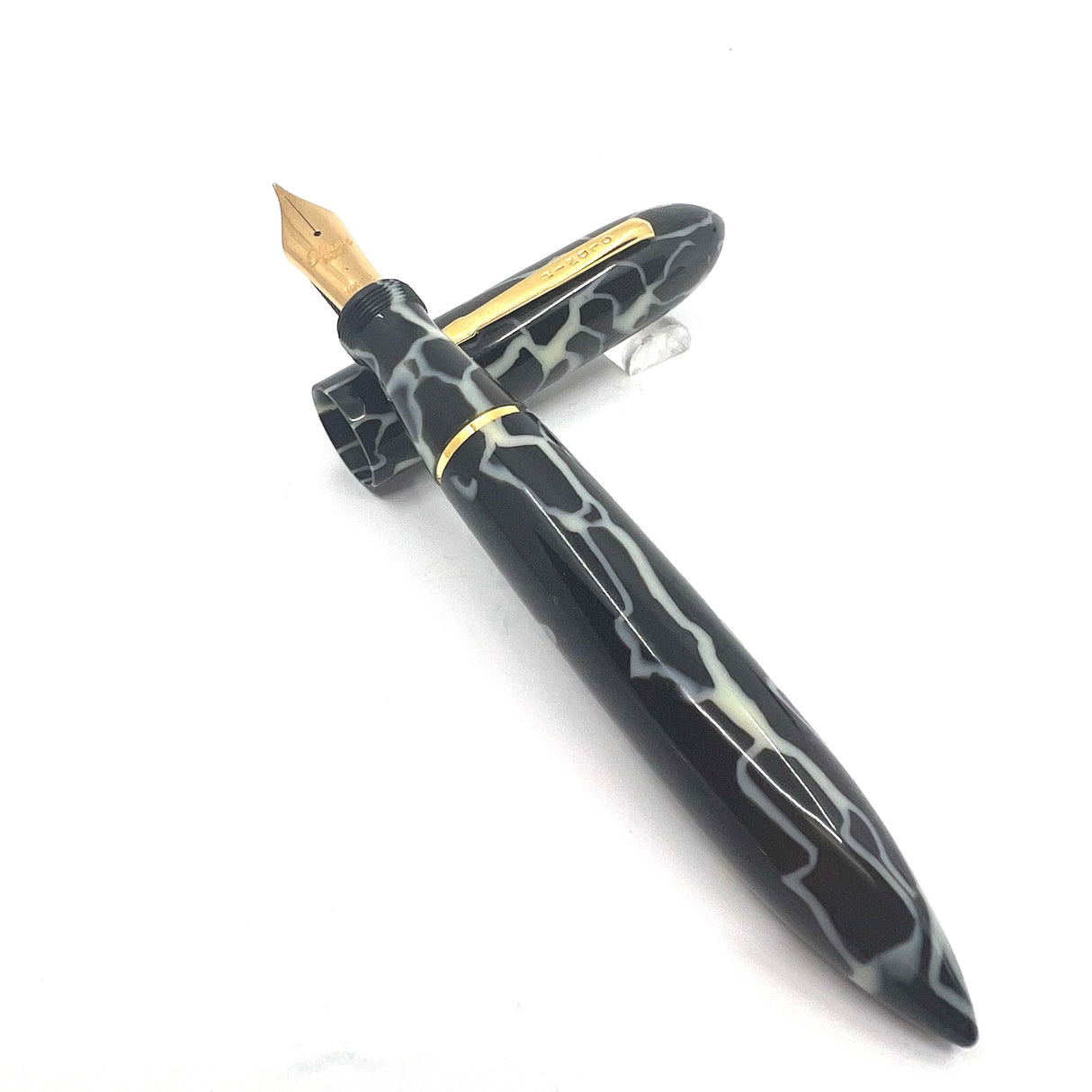 Oldwin Paris Oversized Torpedo Wild Celluloid Limited Edition Fountain Pen -- Only 28 Pens Produced