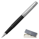 Parker Jotter Bond Street Black Chrome Trim Fountain Pen