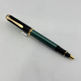 Pelikan Souveran R400 Green stripped  - Rollerball Pen