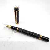 Waterman Man 100 Opera Black Chased  Fountain Pen - Medium 18kt Gold Nib