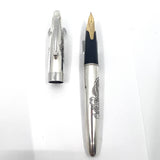 Pilot-Namiki Sterling Silver Dragon Fountain Pen  - Fine 18kt Gold Nib