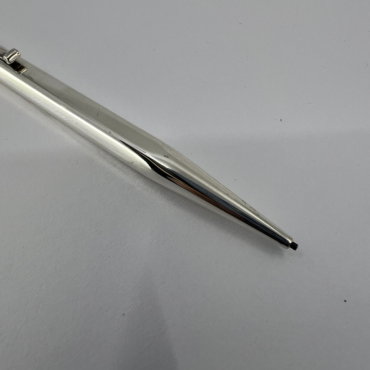 Yard-o-Led Diplomat Six-Sided Sterling Silver Plain Pencil -  1.1mm Lead