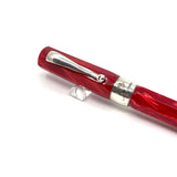 Montegrappa Symphony Lustrous Red Celluloid Octagonal Fountain Pen
