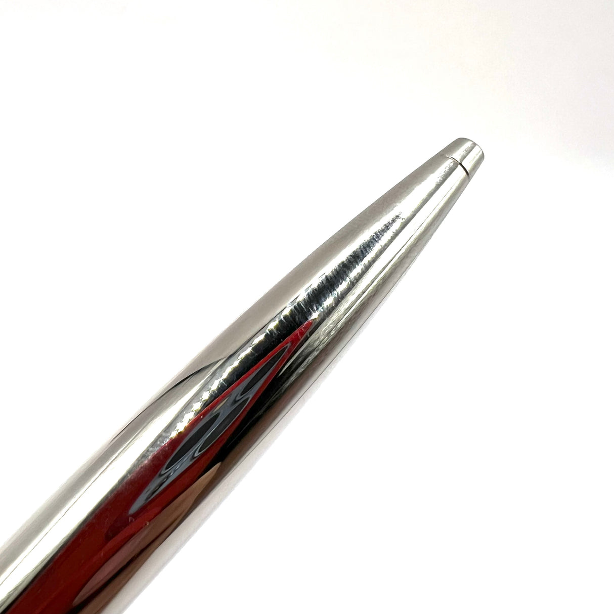 Montblanc Meisterstuck Solitaire Stainless Steel II 164 Ballpoint Pen - Laser Engraved Cap