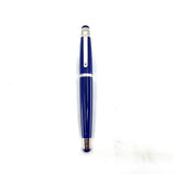 Signum (Italy) Royal Blue Fountain Pen  - Broad Stub-like 18kt Gold Nib