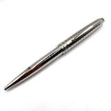 Montblanc Meisterstuck Solitaire Stainless Steel II 164 Ballpoint Pen - Laser Engraved Cap