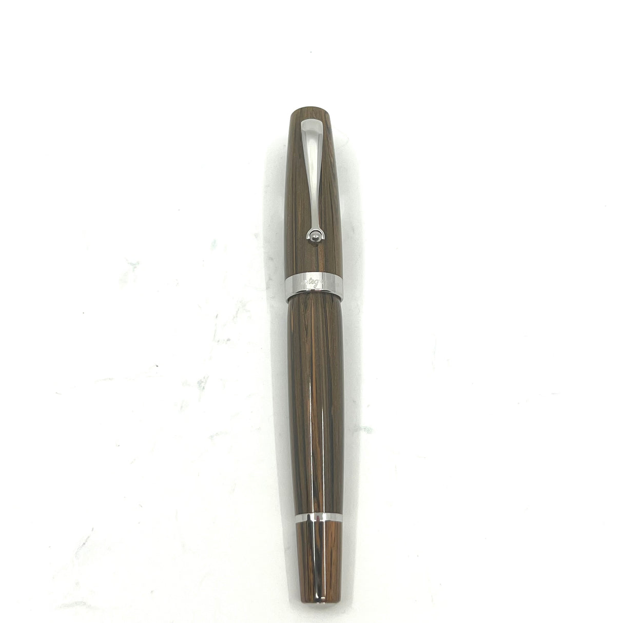 Montegrappa Miya Brown Ripple Ebonite Limited Edition Fountain Pen