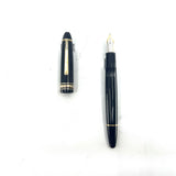 Montblanc Black Meisterstuck #146 LeGrand Fountain Pen -  Double Broad Oblique 14kt Gold Nib