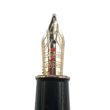 Sheaffer for Levenger Grande Royal Palladium Connaisseur Fountain  Pen -  Broad 14kt Gold Nib