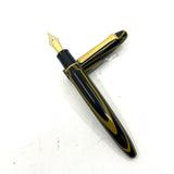 Sailor 1911 King of Pen Yellow & Black Ripple Ebonite Fountain Pen