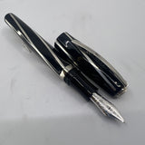 Visconti Black Divina Large Fountain Pen  - Broad 14kt Gold  Nib