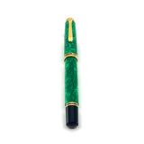 Pelikan Souveran M600 Marbled Vibrant Green Special Edition Fountain  Pen  - Fine 14kt  Gold Nib