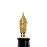 Wahl Eversharp Red Flamenco Decoband Oversized Fountain Pen - Superflex Medium #8 Size 18kt Gold Nib