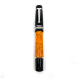 Delta - The Original Oversized DolceVita Sterling Silver Trim Fountain Pen - Extra Fine 18kt Gold Nib