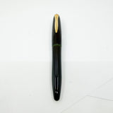 Platinum Izumo Urushi Soratame (Brown/Green)  Oversized Fountain Pen - Medium 18 Kt Gold Nib