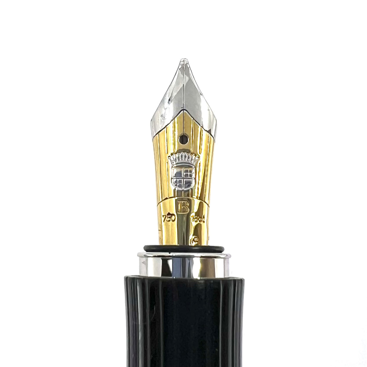 Graf Von Faber-Castell Intuition Platino Fountain Pen  - Broad 18kt Gold Nib
