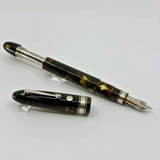 ASC (Armando Simoni Club) Ogiva Oversized Extra Green Saft Celluloid Limited Edition Fountain Pen - Medium Magic Flex #8 Size 14kt Gold Nib