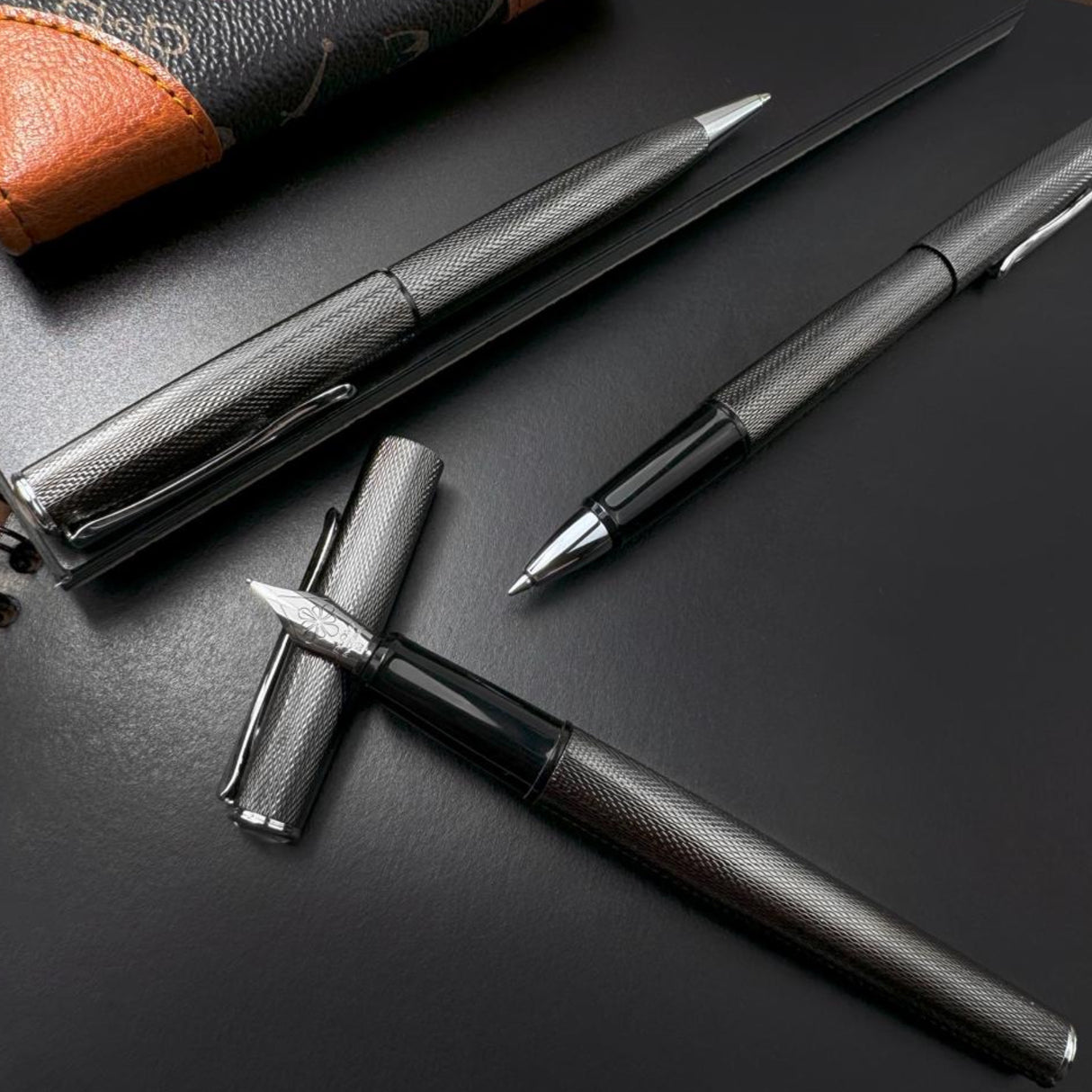 Diplomat Esteem Black Barley Collection - Rollerball