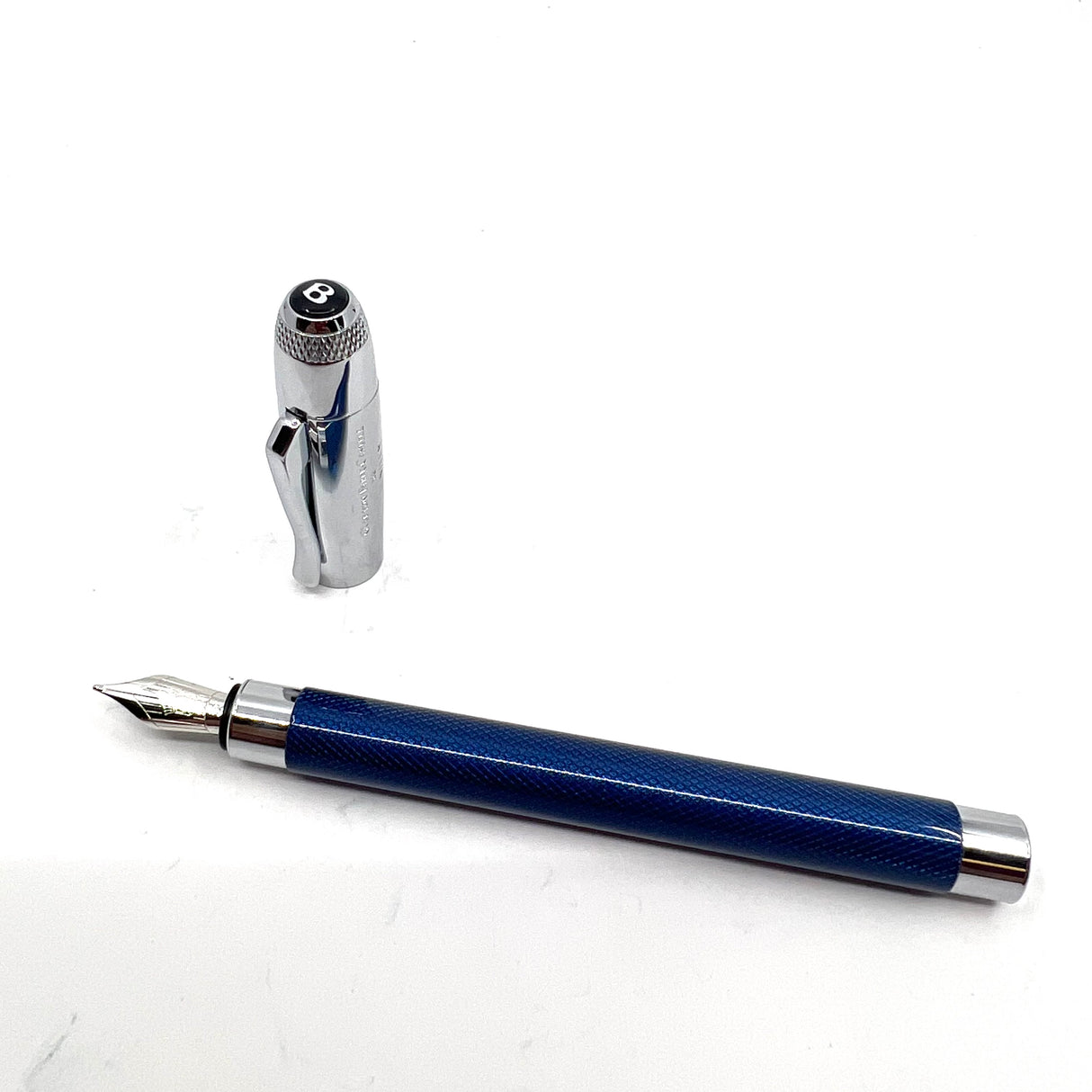 Graf von Faber Castell for Bentley Blue Lacquered Fountain Pen