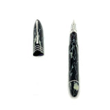 Omas #360 Black & White Marbled (Wild) Celluloid Limited Edition - Fountain Pen
