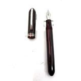 Visconti Viscontina Striped Burgundy (Vintage) Celluloid Limited Edition Mini Fountain Pen