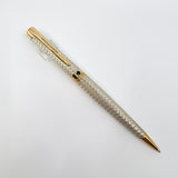 Waterman L'Etalon Beautiful Sterling Silver Basket Weave Design Ballpoint Pen