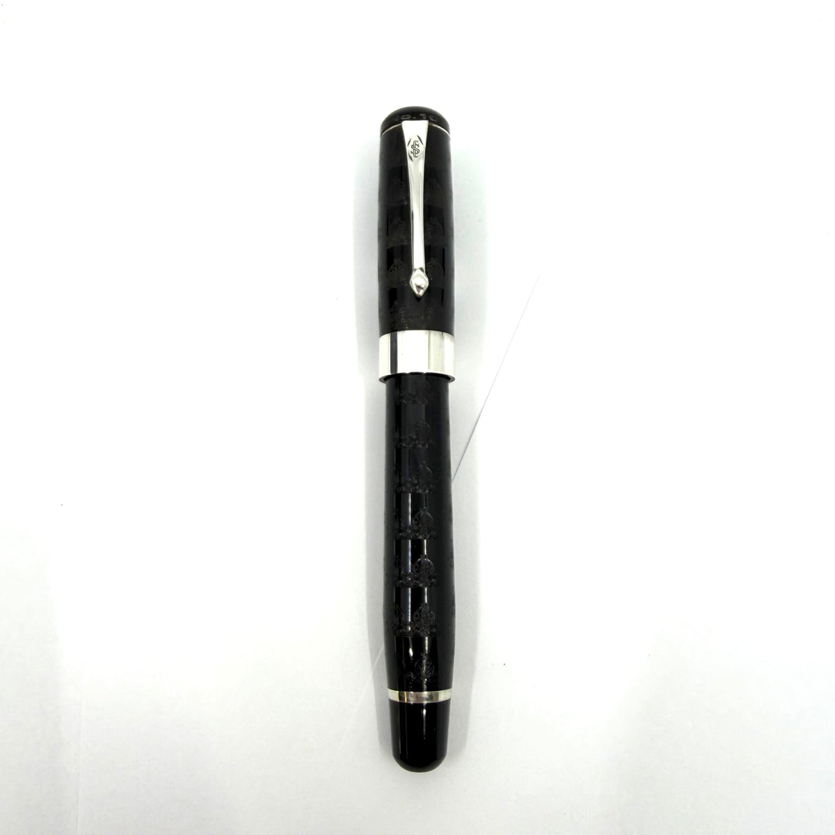 Conway Stewart Large Professional Series Lawyers "Justice is Blind" Subset Etched Limited Edition Fountain Pen - Fine 18kt Gold Nib - Rare! NOT The Learned Hand Edition