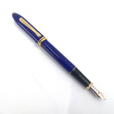 Cross Townsend Blue Lapis Lazuli/ 22K Gold Dust Fountain Pen - Fine 18kt Gold Nib
