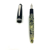 Nettuno (Italy)  Pearl & Black  Fountain Pen