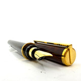 S. T. Dupont  Montparnasse Chairman  (Largest) Tortoiseshell Laque de Chine Fountain Pen - Fine 18kt Gold Nib - Rarely Found in MINT Condition!