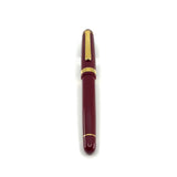 Platinum #3776 Tuscan Red Fountain Pen - Broad 14kt  Gold Nib