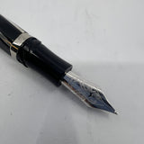 Visconti Black Divina Large Fountain Pen  - Broad 14kt Gold  Nib
