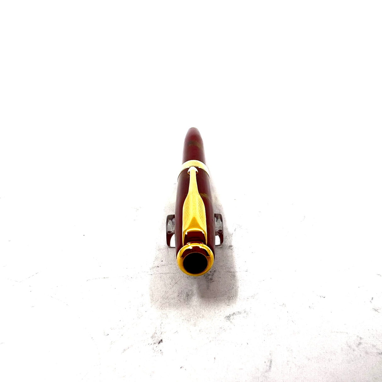 Parker Sonnet Ballpoint Pen - Red/Gold/Black Chinese Laque Overlay